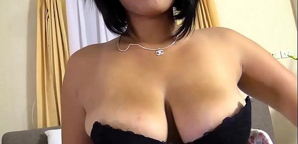  Big titty Thai girl loves to suck cock and get creampied